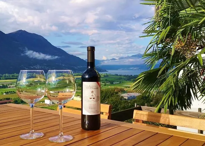 4-Zi-Wg Casa Sogno - Valle Mit Kamin. Alleinlage Im Rebberg!