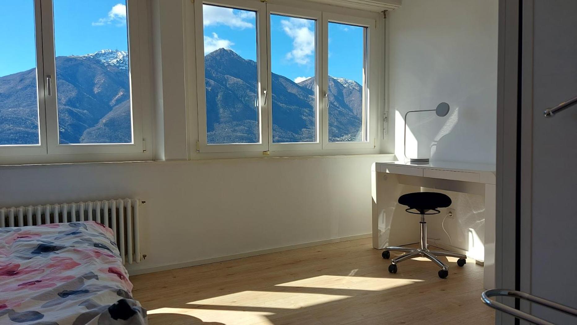 4-zi-wg Casa Sogno - Valle Mit Kamin. Alleinlage Im Rebberg! Agarone